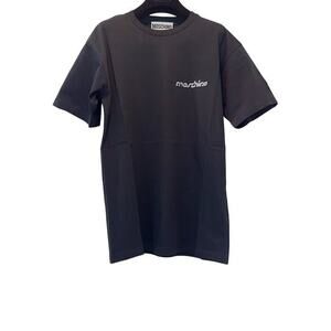 Moschino White Logo Black T Shirt